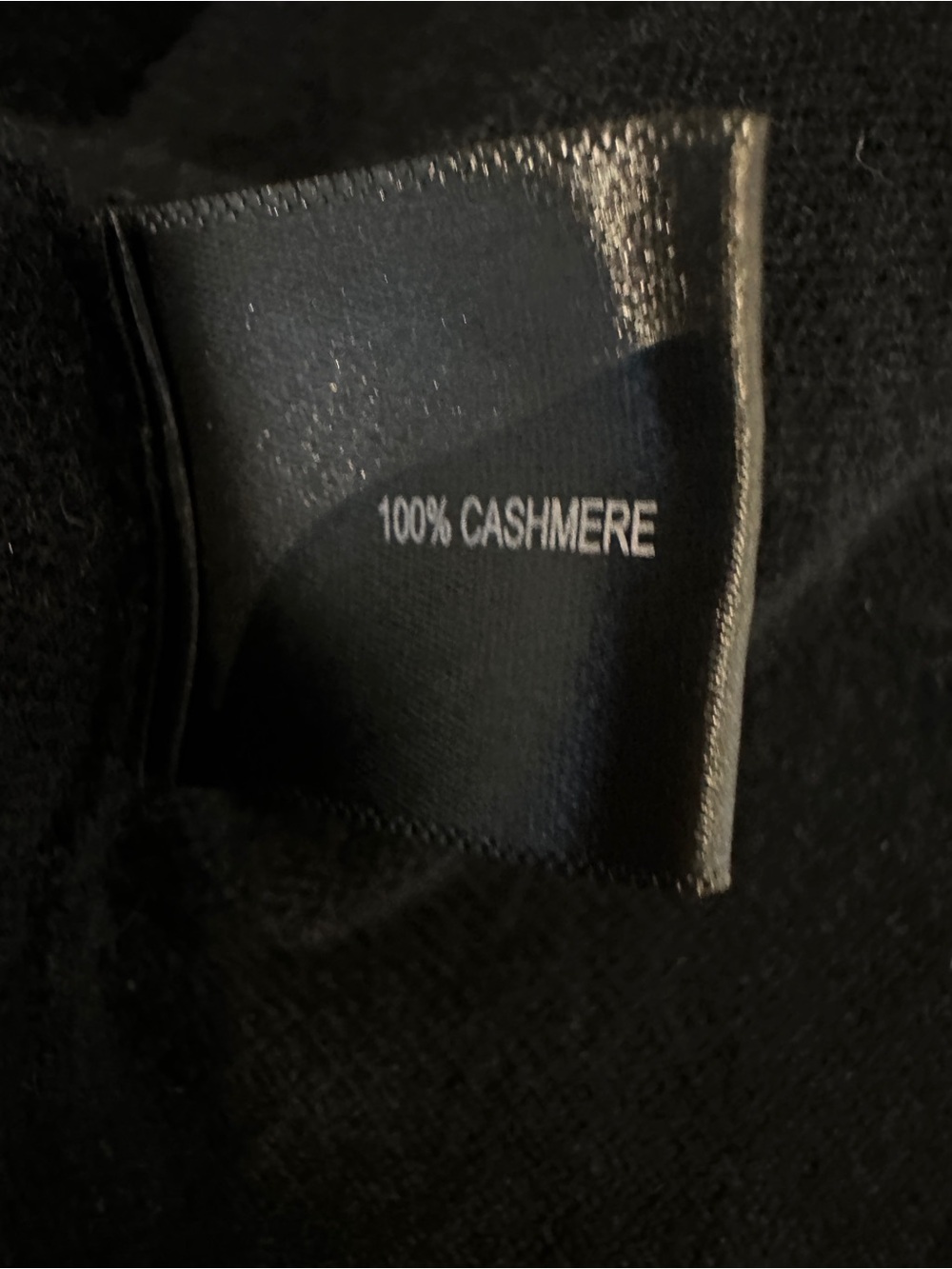 Saks Fifth Avenue 100% Cashmere Short Sleeve Hooded Sweater Black Size Large - Picture 8 of 9